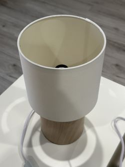 Target Table Lamp With Natural Oak Base