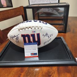 Nyg Football Sign By Antrel Rolle