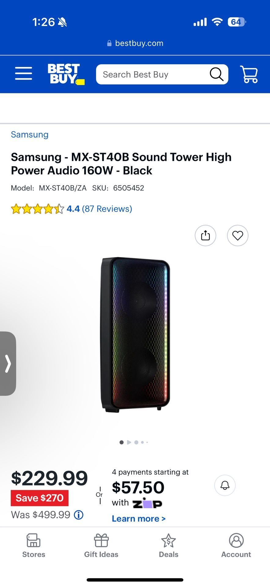 Samsung Bluetooth Speaker