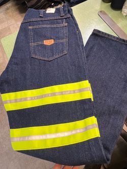 Pant with Reflective stripes  / Denim Jeans Pants size 36x30 & 36x32