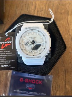 All white g shock