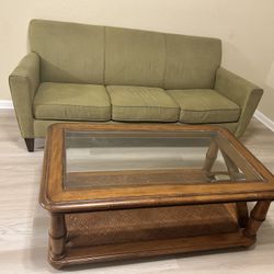 3 Seat Sofa with Coffee Table and TV Stand