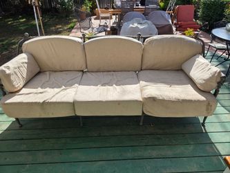 Outdoor Rod Iron couches / daybeds