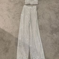 Crystal Sky Sequin Two Piece Size XS