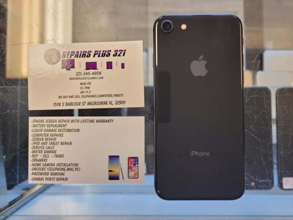 Unlocked Black iPhone 8 64gb
