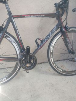 Full carbon fiber road bike.