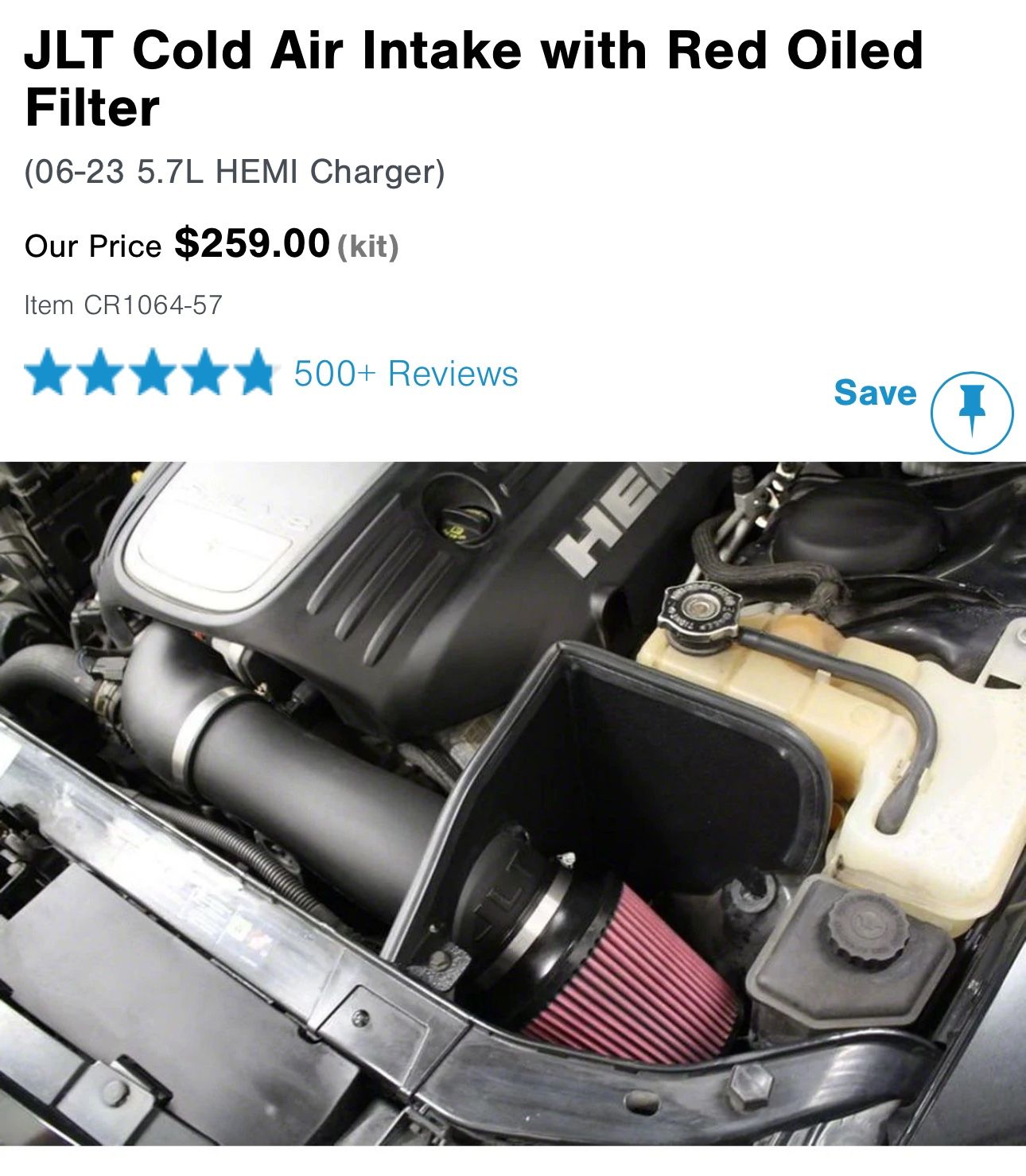 JLT COLD AIR INTAKE