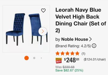 Victorian Velvet Style Dining Chairs