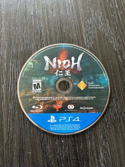 Nioh PS4 game disc (no box)