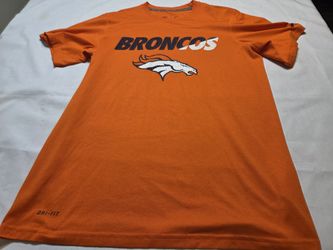 Mens NIKE DRI-FIT Medium Denver Broncos NFL Athletic Tee