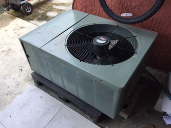 Ruud indoor and outdoor Ac units