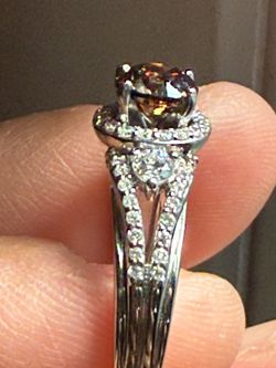 14K 1.53CT GIA Certified Natural Fancy Color Diamond Engagement Ring VS