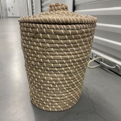 Woven Trash Bin