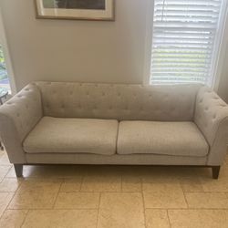 Sofa And Chair Set Beige