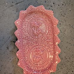 Bordallo Pinheiro Pink Rabbit Platter Tray