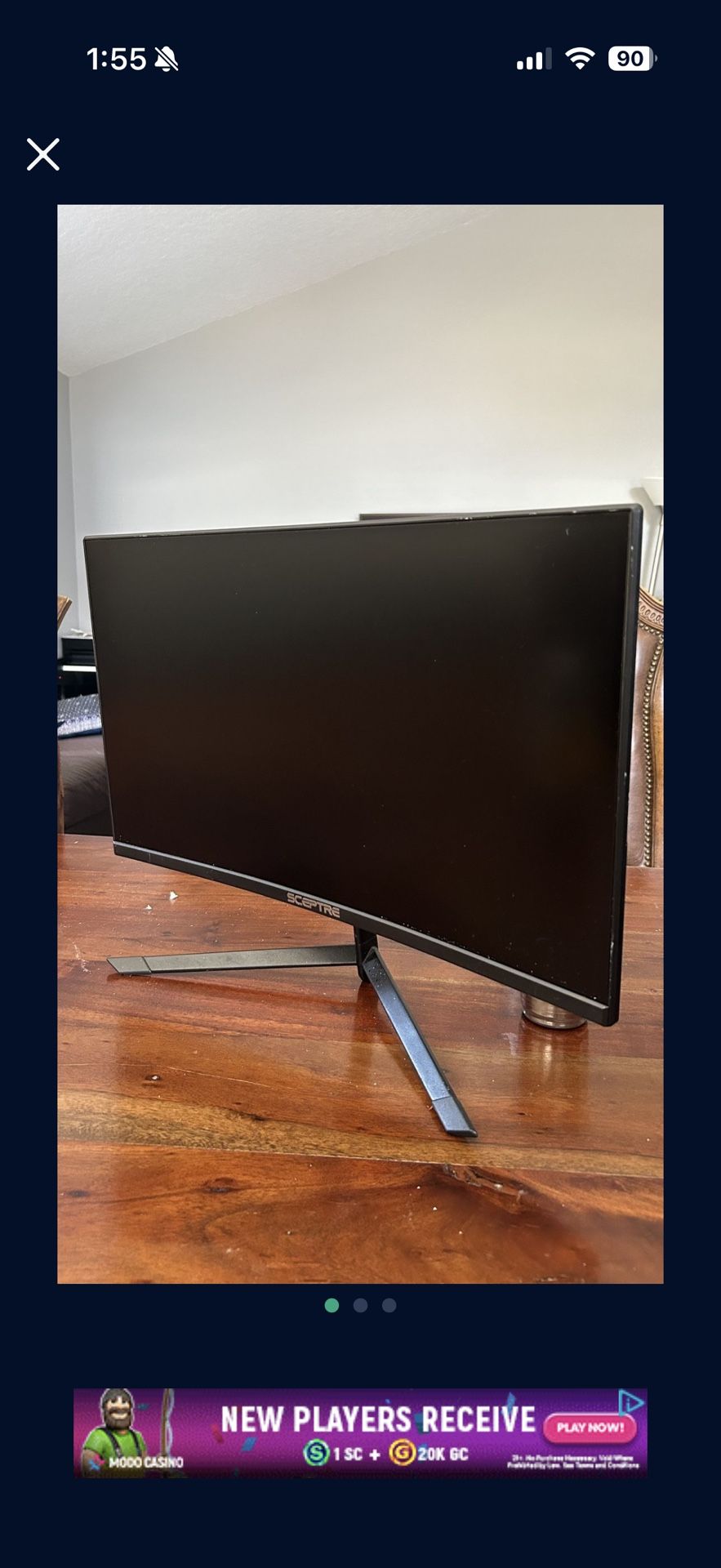 Sceptre Gaming Monitor 24in. 1080p- 165hz