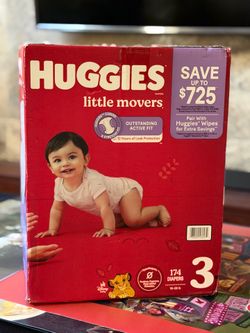 Huggies Little Movers Diapers Size 3 - 174ct