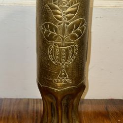 WW1 German Trench Art 75MM Mortar Shell Casing