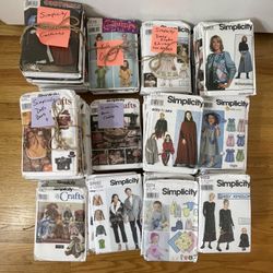 Lot of 320 Vintage Sewing Pattern McCall Simplicity Butterick Vogue Costumes