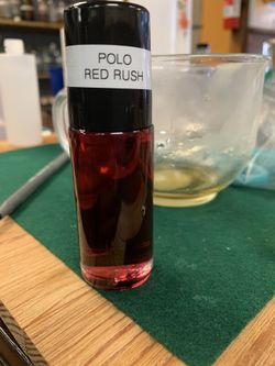 Polo RED RUSH (m) body oil fragrance 1oz