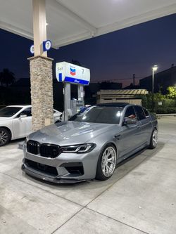 BMW F90 M5 Carbon Front Lip & Carbon Side Skirts