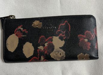 Coach Roses Wallet 