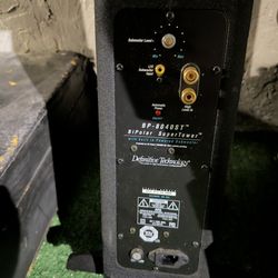 Definitive Technology BP-8040ST Bipolar SuperTower Speaker w/ Powered Subwoofer…