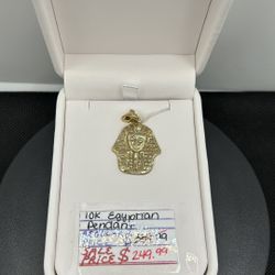 10KY Egyptian Pendant