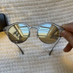 Giorgio Armani AR6071 3010/6G Gunmetal/Silver Mirrored 46MM Sunglasses 