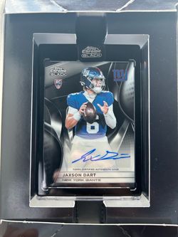 Jaxson Dart 2025 Topps Chrome Black RC Auto