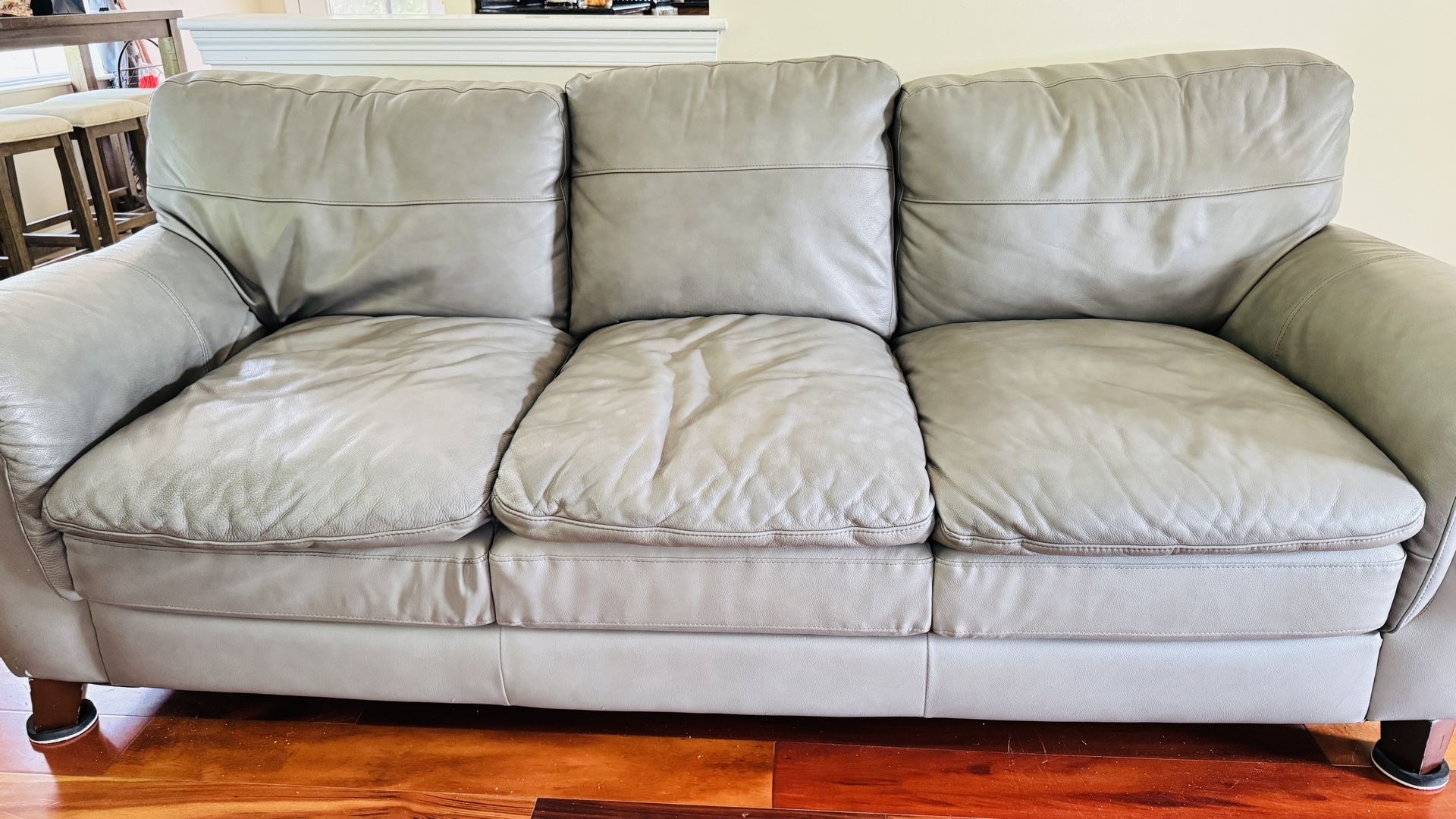 Leather Sofa And Love Seat