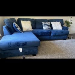 🛋️ Modern Sectional Sofa – Gray L-Shaped Couch Set for Living Room