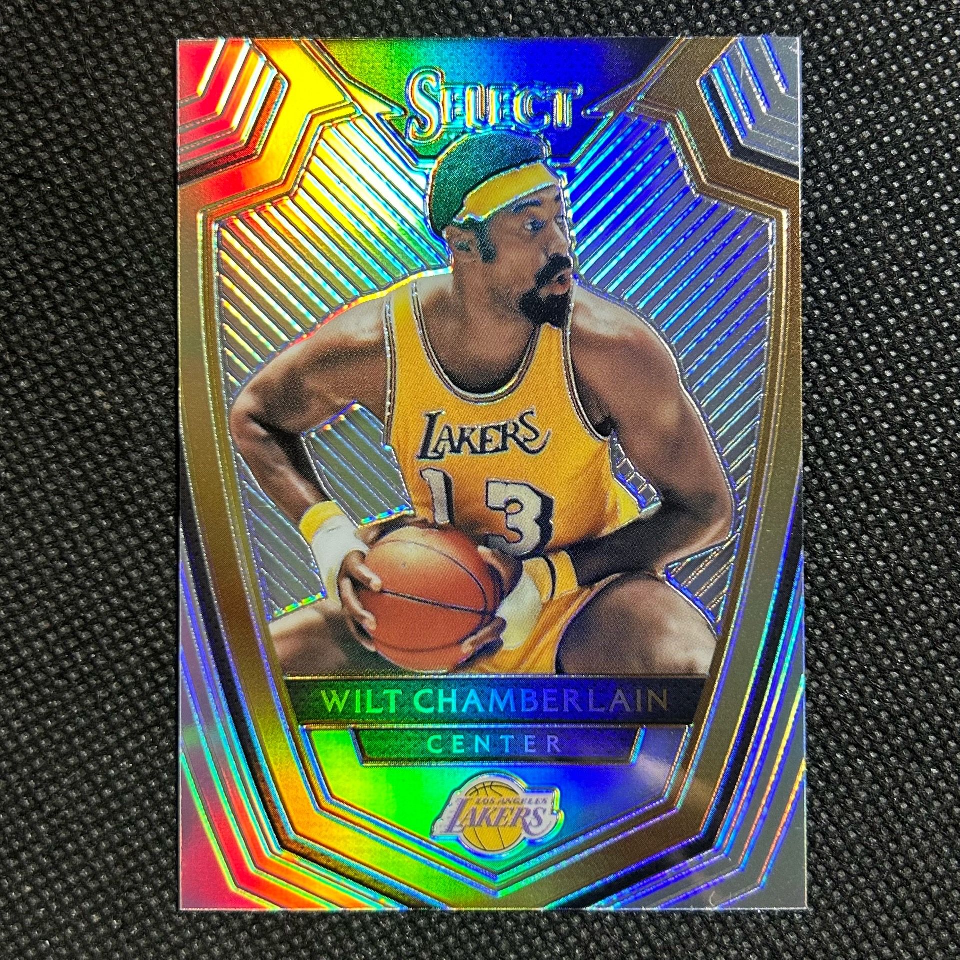 2014-15 Panini Select Premier Level Silver Prizm Wilt Chamberlain #184 HOF