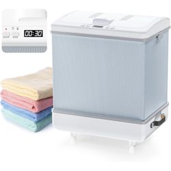 Hot Towel Warmer Heated for Bathroom: Large Bucket for Towels, Blankets and Bathtub, Luxury Warmers for Baby Kids Seniors Families, Portable Heat Drye