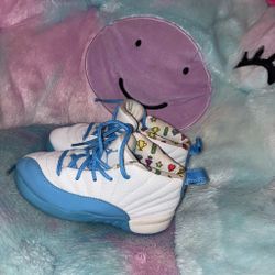 Air Jordan 12 Retro “Emoji” Toddler Sneakers Size 9C
