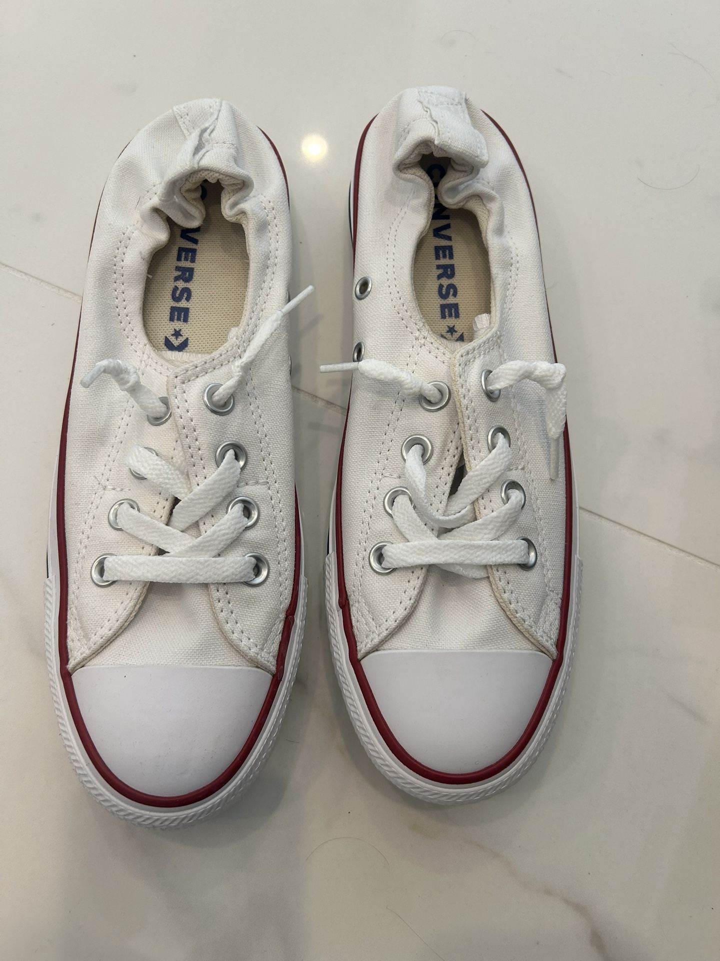 New White Women’s Converse 8.5!