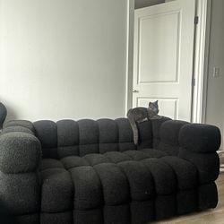 Black cloud couch 