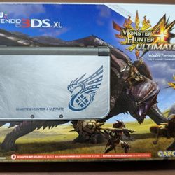 New Nintendo 3DS XL Console Monster Hunter 4 Ultimate UNOPENED