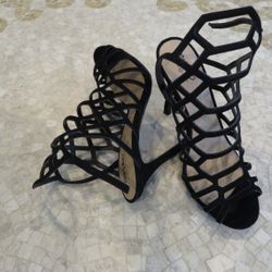 Mossimo Black Strappy Heels