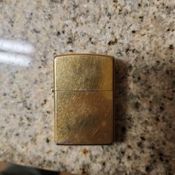 Vintage Brass Zippo 2002 Hardly Used 