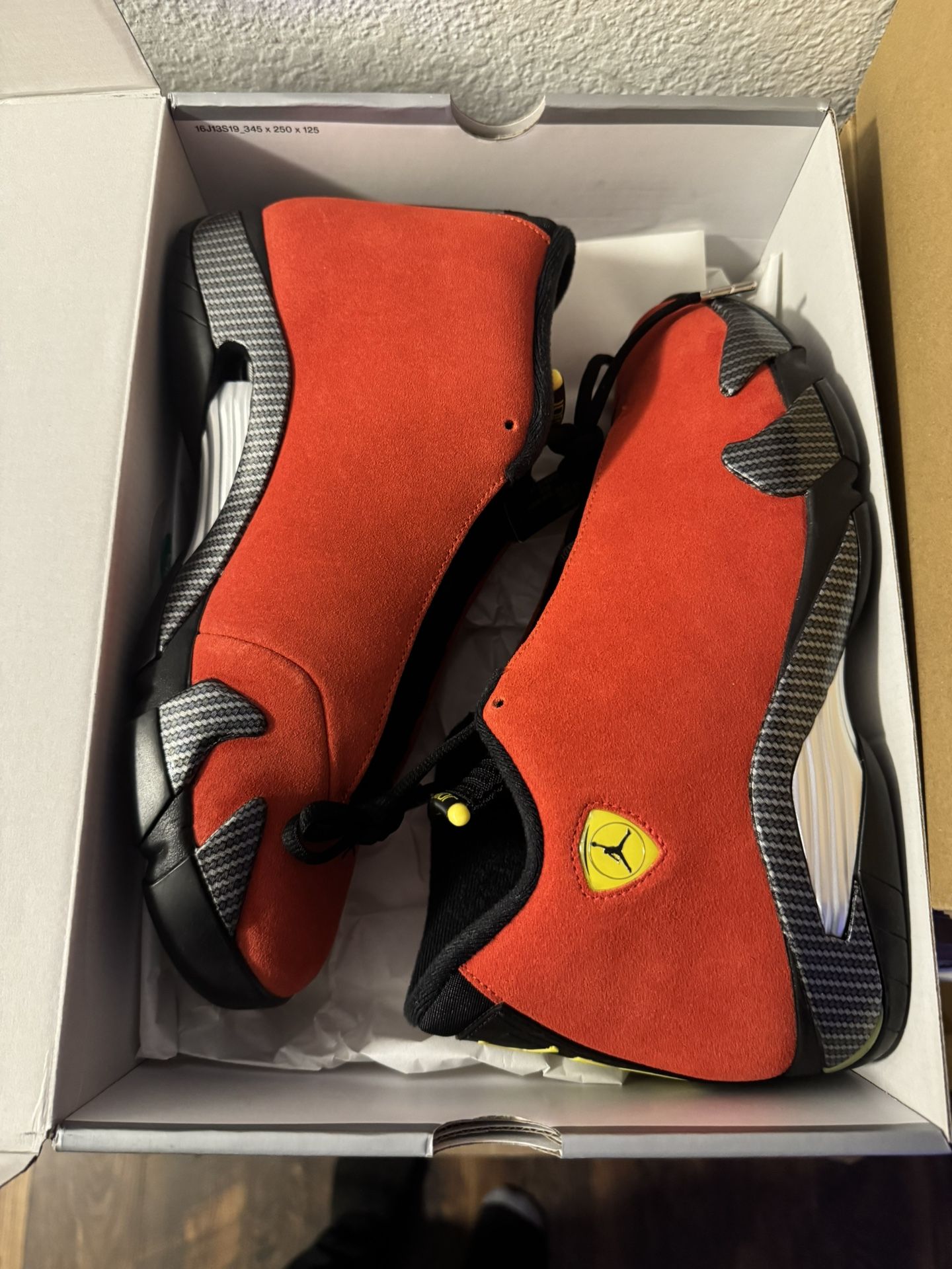 Jordan 14 Ferrari Size 10.5