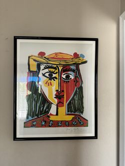Wall Art - "Woman with Hat" by Picasso