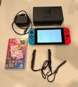 Nintendo switch 1 w/ just dance