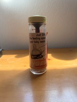 Vintage Hygeia Adjustable Flow Baby Bottle
