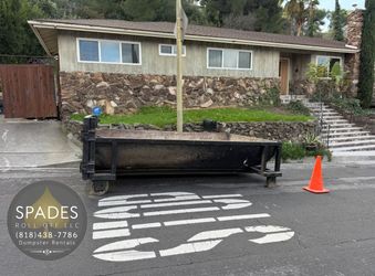 6 Yard Heavy Duty Dumpster - Concrete, Dirt, Asphalt 
