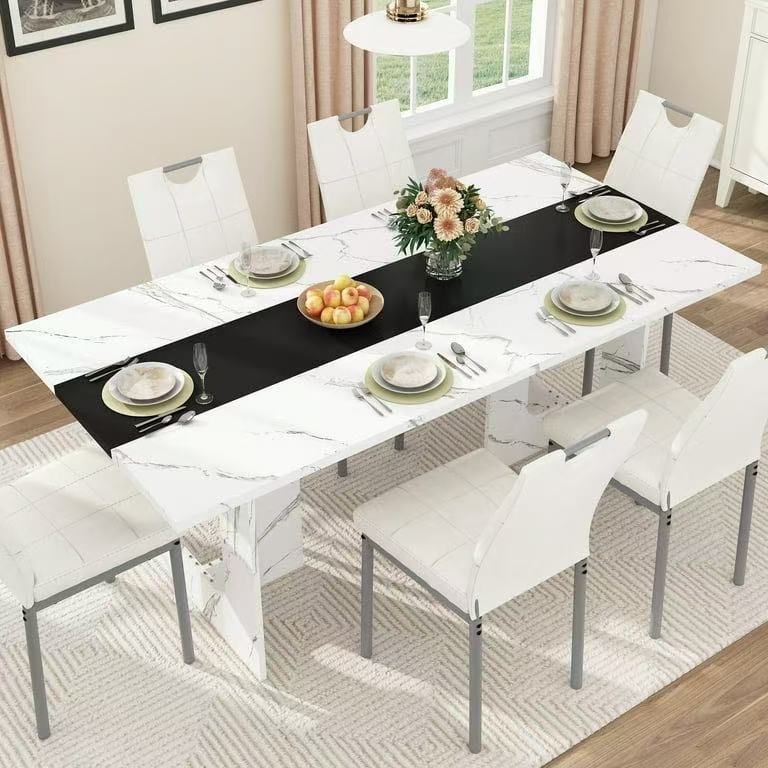 70.9" Large Kitchen Dining Table for 6-8 People $100