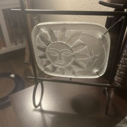 Glass Candle Holder