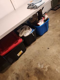 Clothes, shoes, sweaters