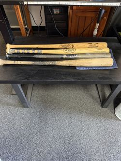 Used Wood Baseball Bats. Louisville Slugger-Zinger