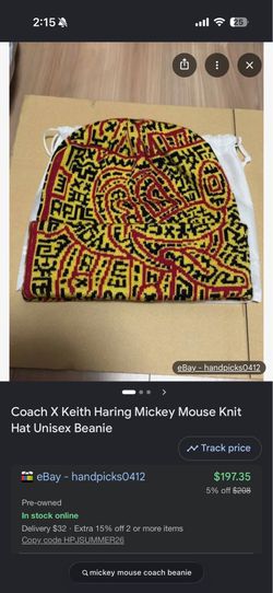 Limited edition coach beanie